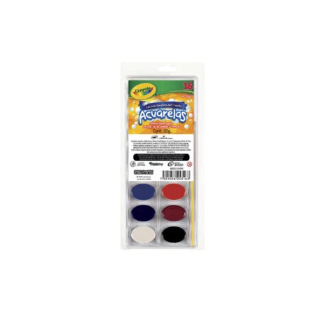 Acuarelas Crayola Estuche C/16