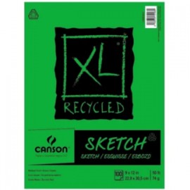 ALBUM XL RECYCLE 74GRS 100H 22.9X30.5 CANSON