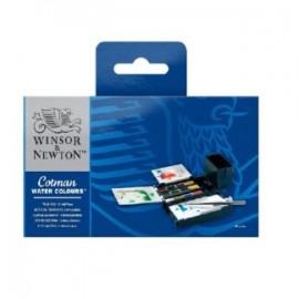 Acuarela Cotman Field Box No. 639 Winsor & Newton Estuche C/12 Pastillas