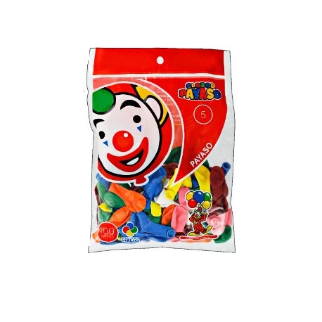 Bolsa de globos surtido Payaso 5